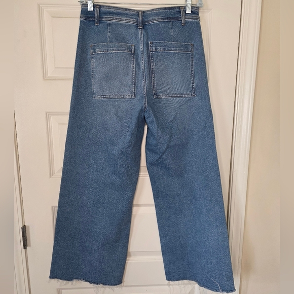 Zara Marine Straight Leg Jean Size 12 - Picture 9 of 12